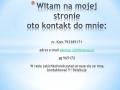 Witam na mojej stronie